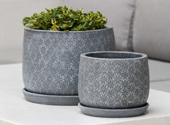 Photo of Campania Marguerite Round Planter - Set of 8 - Marquis Gardens