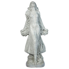 Photo of Lady Statue - Wreath of Roses - Marquis Gardens