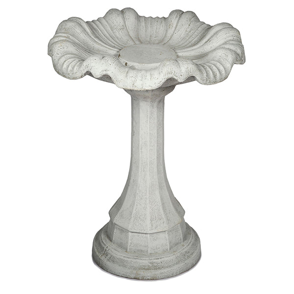 Photo of Birdbath - Lamppost Base - Tulip Top - Marquis Gardens