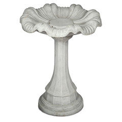 Photo of Birdbath - Lamppost Base - Tulip Top - Marquis Gardens