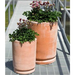 Photo of Campania Posada Planter - Terra Cotta - Set of 2 - Marquis Gardens