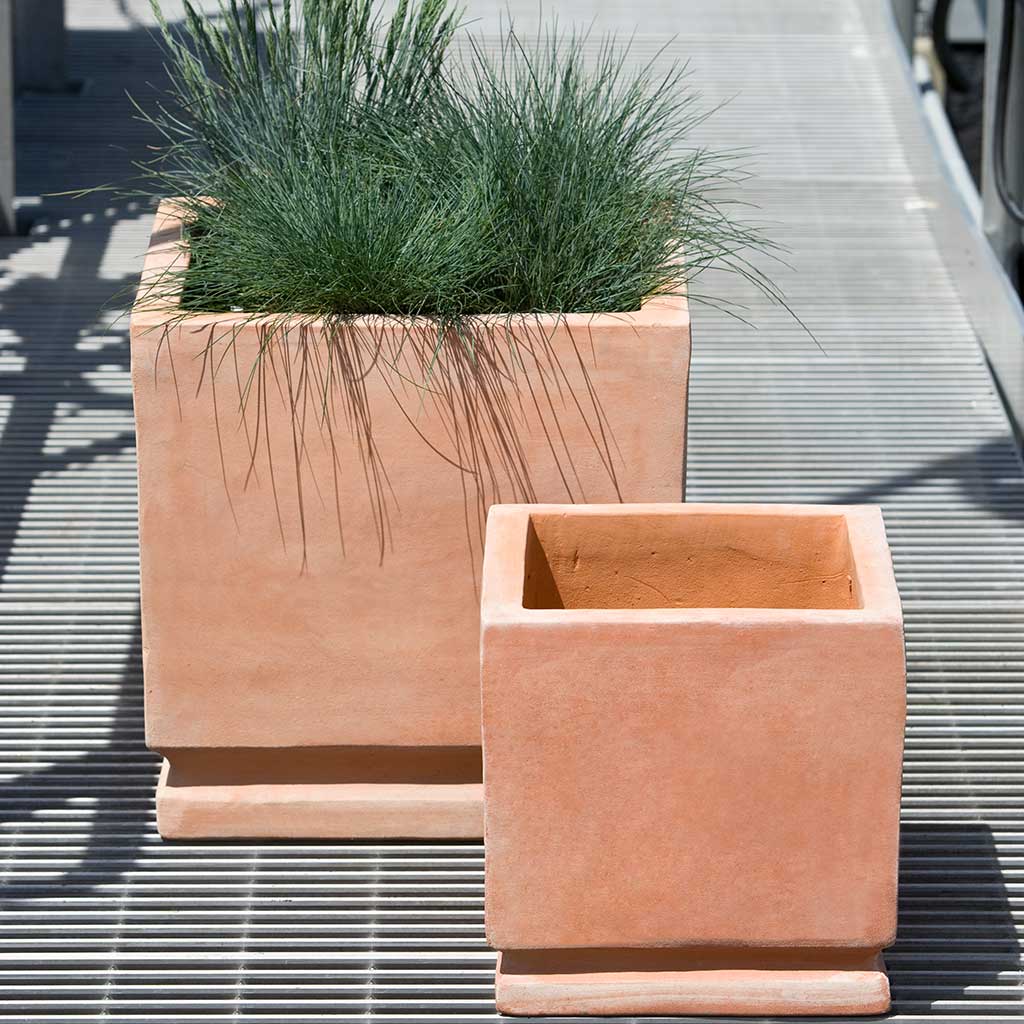 Photo of Campania Cuardros Planter - Terra Cotta - Set of 2 - Marquis Gardens