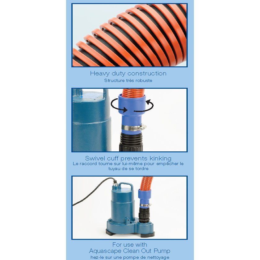 Photo of Aquascape Pond Cleanout Pump Discharge Hose 1.5" x 50' - Aquascape Canada
