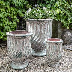 Photo of Campania Pincio Urn - Set of 3 - Marquis Gardens