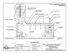 Recreational Pond Kit - 9' X 20' - Canada