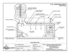 Aquascape Recreational Pond Kit - 9' X 20' - Canada