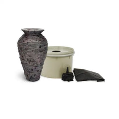 Photo of Aquascape Stacked Slate Urns - Marquis Gardens