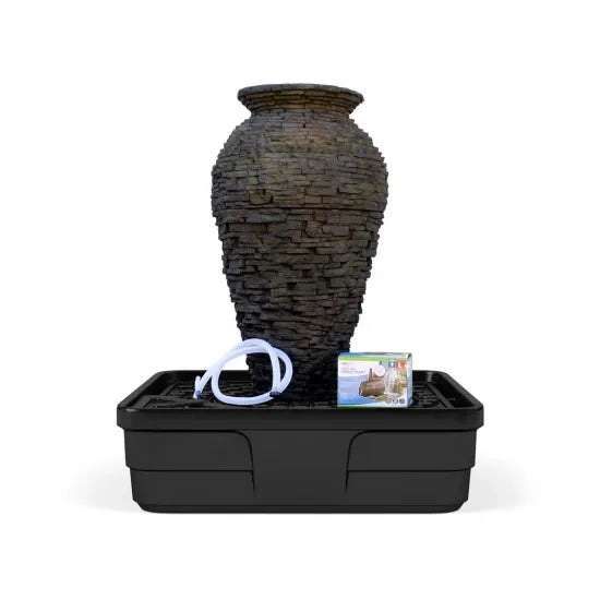 Photo of Aquascape Stacked Slate Urns - Marquis Gardens