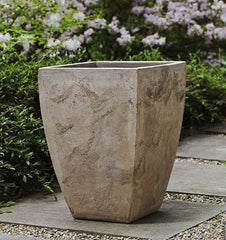 Photo of Campania Square Brasilia Planter - Antico Terra Cotta - Set of 3 - Marquis Gardens