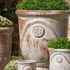 Photo of Campania Avignon Planter - Crema Antico - Set of 4 - Marquis Gardens