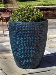 Photo of Campania Tall Sisal Weave Planter - Set of 3 - Marquis Gardens