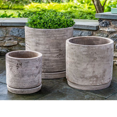 Photo of Campania Sgraffito Planter Set of 3 - Marquis Gardens