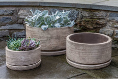Photo of Campania Sgraffito Planter Set of 3 - Marquis Gardens