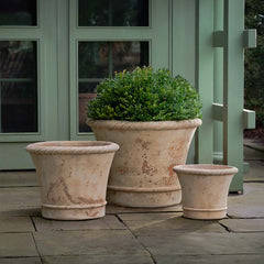 Campania Corda Planter, Tall  Terra Cotta