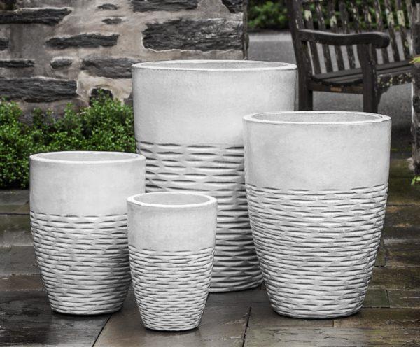 Photo of Campania Tall Hyphen Planter - Set of 4 - Marquis Gardens