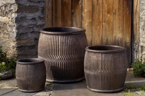 Photo of Campania Rain Barrel - Set of 3 - Marquis Gardens