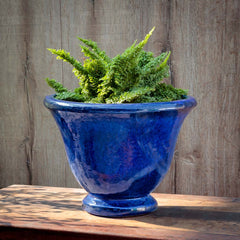 Campania Jacqueline Urn  Riviera Blue