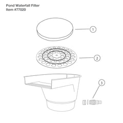 Photo of Aquascape Pond Waterfall Filter Replacement Parts - Marquis Gardens