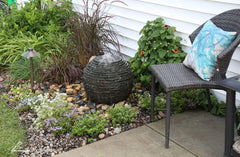 Aquascape extra small stacked slate sphere 18" fountain kit