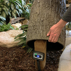 Photo of Aquascape Faux Oak Stump Cover - Aquascape Canada