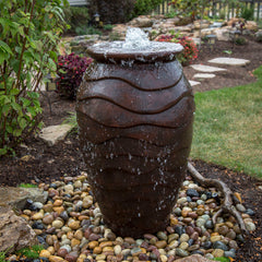 Photo of Aquascape Scalloped Urn Landscape Fountain Kit - Medium - Aquascape Canada