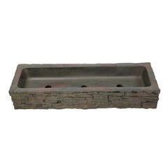 Aquascape Straight Stacked Slate Wall Base and Toppers