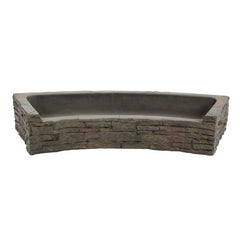 Aquascape Curved Stacked Slate Wall Base and Toppers