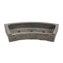 Photo of Aquascape Curved Stacked Slate Wall Base and Toppers - Marquis Gardens