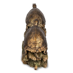 Aquascape double turtle on a log spitter