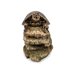 Aquascape double turtle on a log spitter