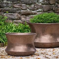Photo of Campania Jura Planter - Graphite - Set of 2 - Marquis Gardens