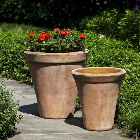 Photo of Campania Usuki Planter - Terra Cotta - Set of 2 - Marquis Gardens
