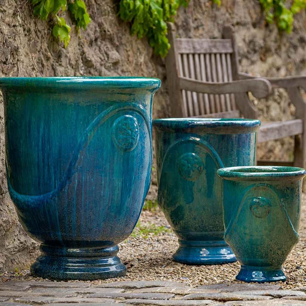 Photo of Campania Anduze Urn - Set of 3 - Marquis Gardens