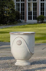 Photo of Campania Anduze Urn - Antique White - Set of 4 - Marquis Gardens