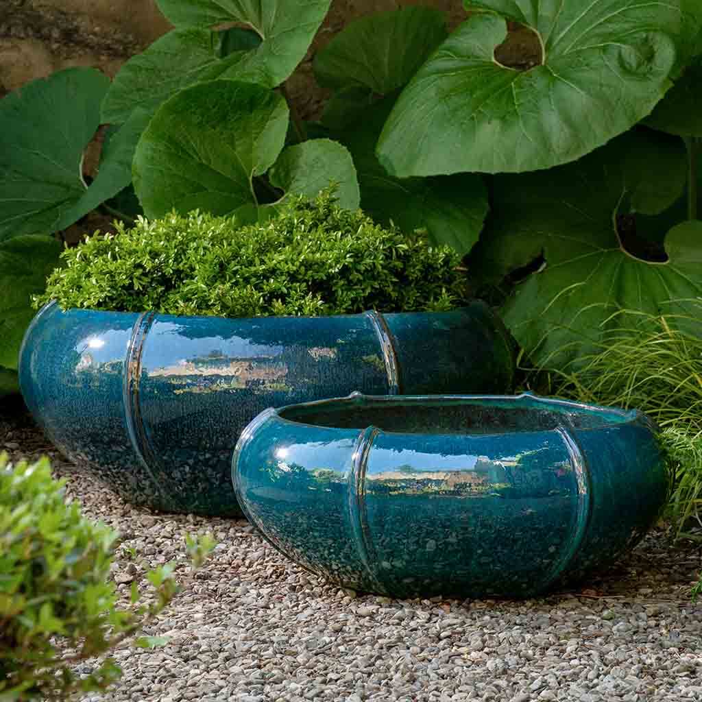 Photo of Campania Rib Vault Planters Set of 2 - Marquis Gardens