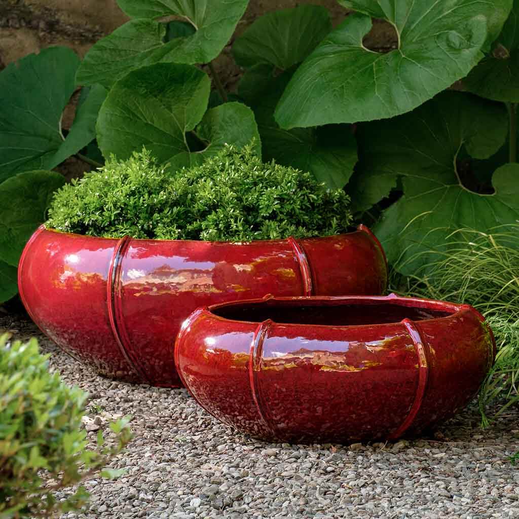 Photo of Campania Rib Vault Planters Set of 2 - Marquis Gardens