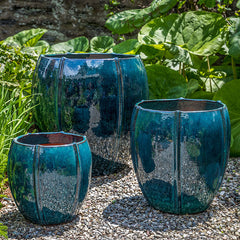 Photo of Campania Rib Vault Planter Set of 3 - Marquis Gardens