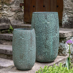 Photo of Campania Sand Dollar Tall Planter Set of 2 - Marquis Gardens