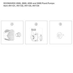 Photo of Aquascape Ecowave Pump Replacement Parts - Marquis Gardens