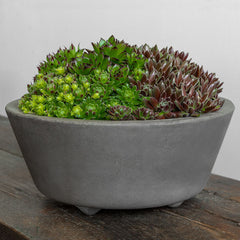 Campania Geo Round Footed Planter – Set of 4