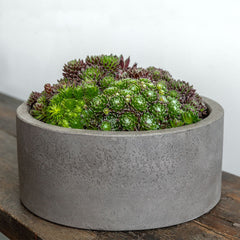 Campania Geo Planter Fiber Cement – Set of 4