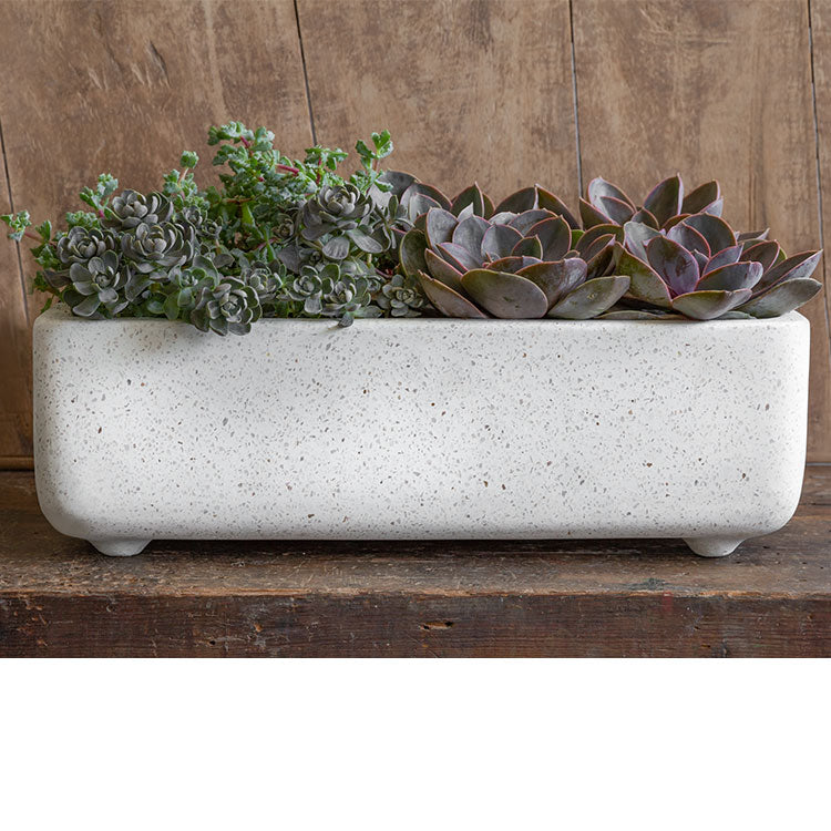 Photo of Campania Geo Round Footed Planter - Set of 4 - Marquis Gardens