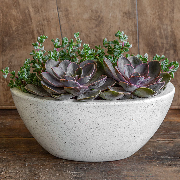 Photo of Campania Geo Round Footed Planter - Set of 4 - Marquis Gardens