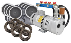 Photo of EasyPro Rotary Vane Pond Aeration System - 3/4 HP Kit with Quick Sink Tubing - Marquis Gardens