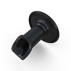 Antique Round Black Wall Scupper