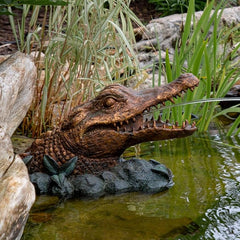 Aquascape alligator spitter
