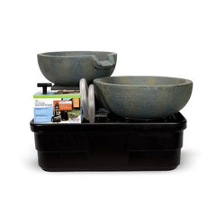 Spillway Bowl And Basin Fountain Kit - Iron Ore - 19"/21" Dia (49/52 Cm)