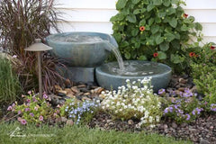 Spillway Bowl And Basin Fountain Kit - Iron Ore - 19"/21" Dia (49/52 Cm)