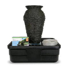 Aquascape Stacked Slate Urn Fountain Kit - 33.5" H (85 CM)