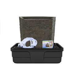 Aquascape Stacked Slate Spillway Wall Landscape Fountain Kit - 32-inch